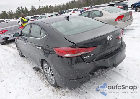 2017 Hyundai Elantra Limited z USA, uszkodzony, nr VIN KMHD84LF7HU105748